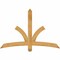 Ekena Millwork Davenport Rough Sawn Timber Gable Bracket, Western Red Cedar, 60"W x 40"H x 2"D x 4"F, 16/12 Pitch GBW060X40X0204DAV00RWR - alternate 1